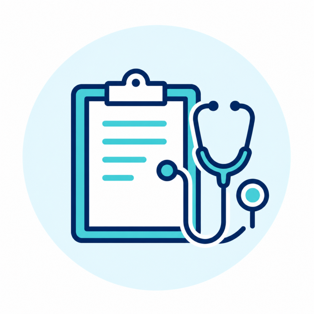 Illustration de l’évaluation de l’état de santé général avant une chirurgie bariatrique
