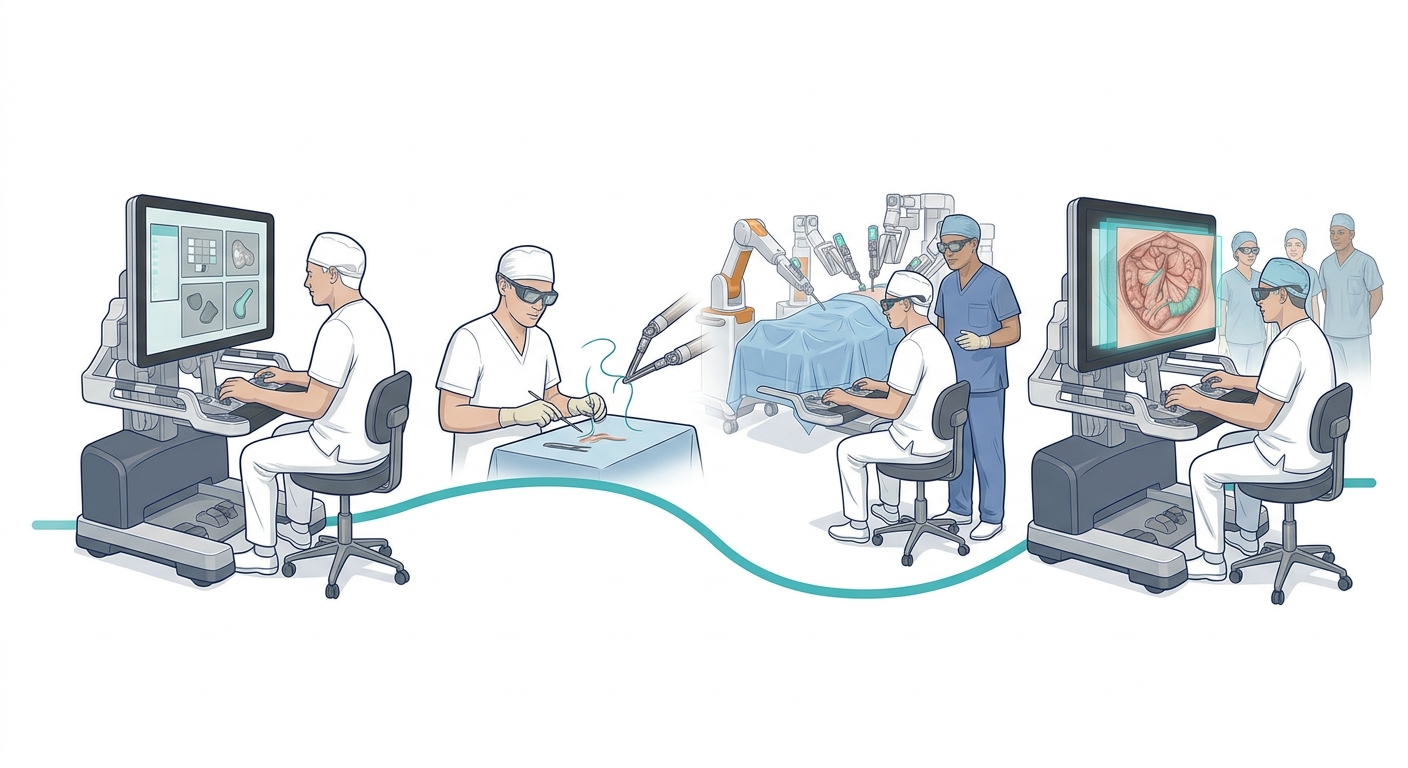 Parcours de formation en chirurgie robotique
