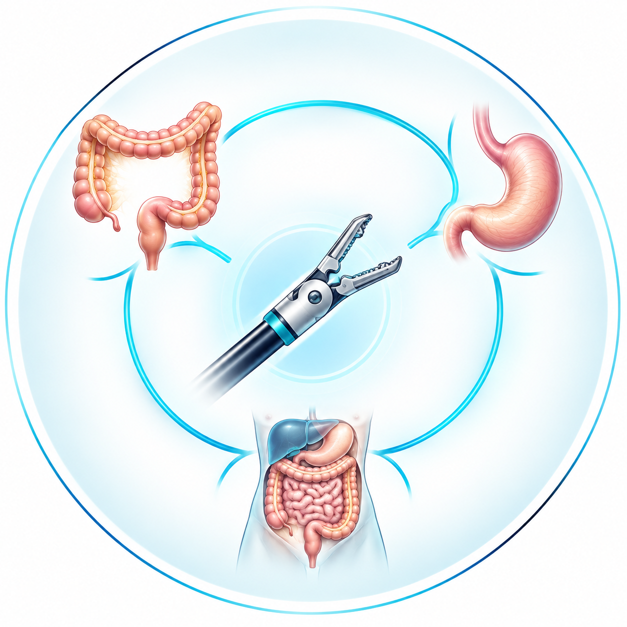 Applications de la chirurgie robotique digestive