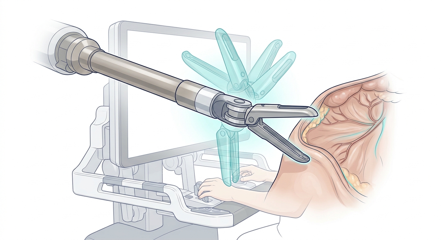 Instrument articulé utilisé en chirurgie robotique