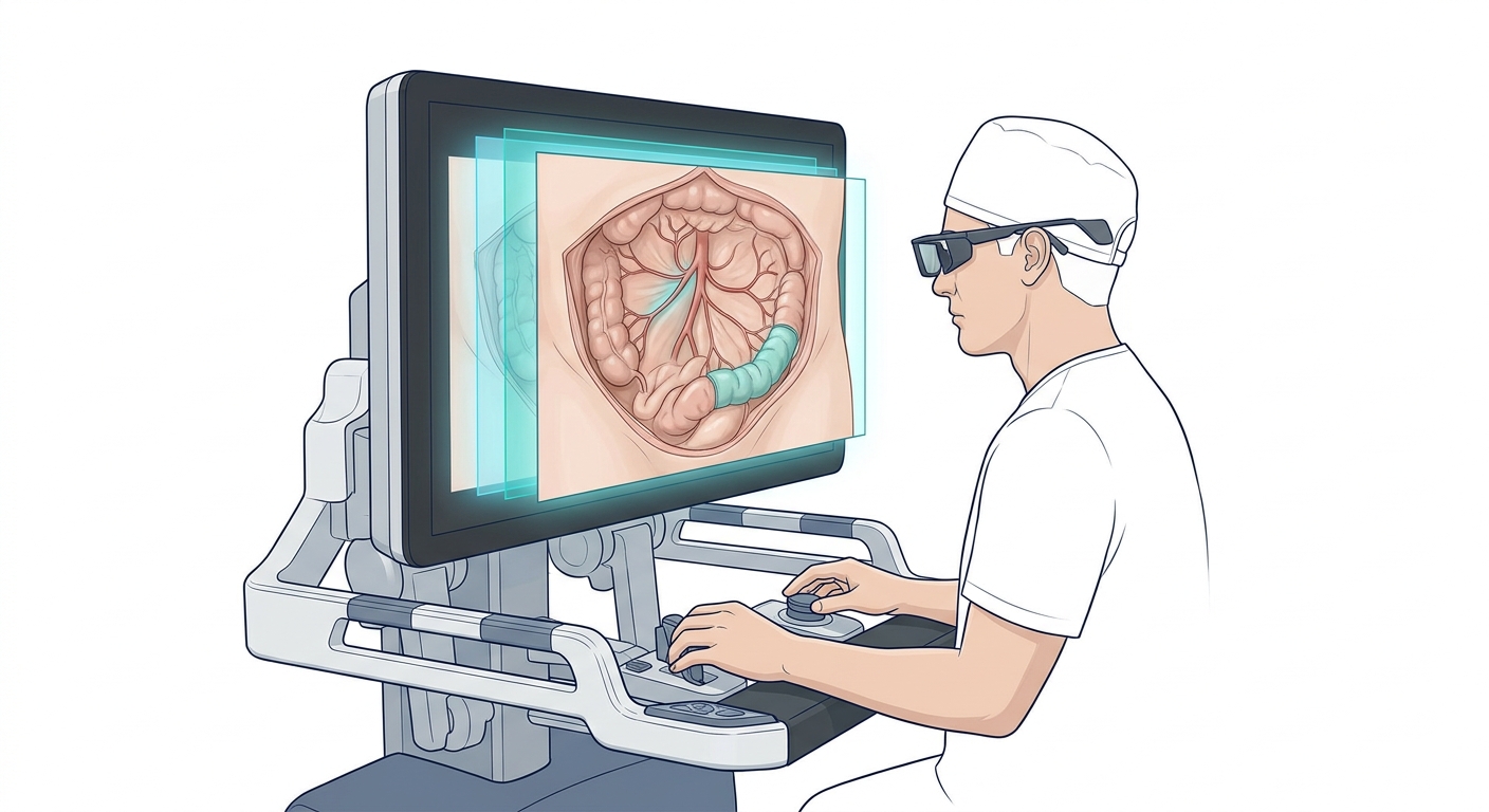 Visualisation 3D pendant une chirurgie robot-assistée
